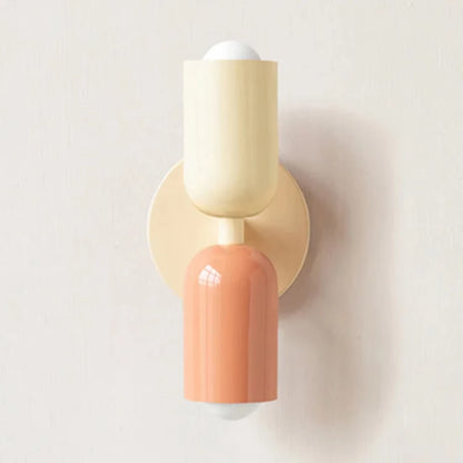 The Oslo Wall Lamp - Creamsicle Colored LED Wall Lamp