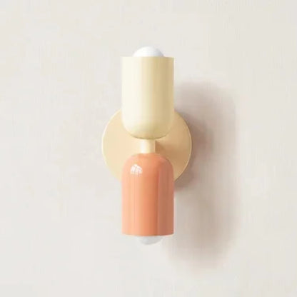 The Oslo Wall Lamp - Creamsicle Colored LED Wall Lamp