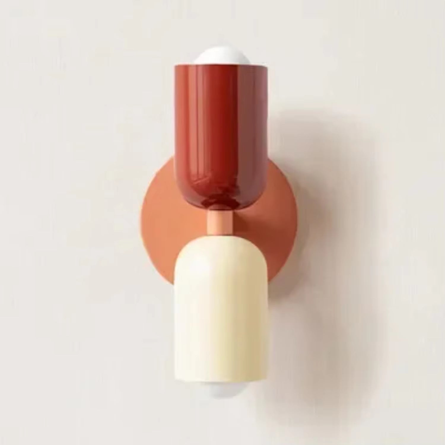 The Oslo Wall Lamp - Creamsicle Colored LED Wall Lamp