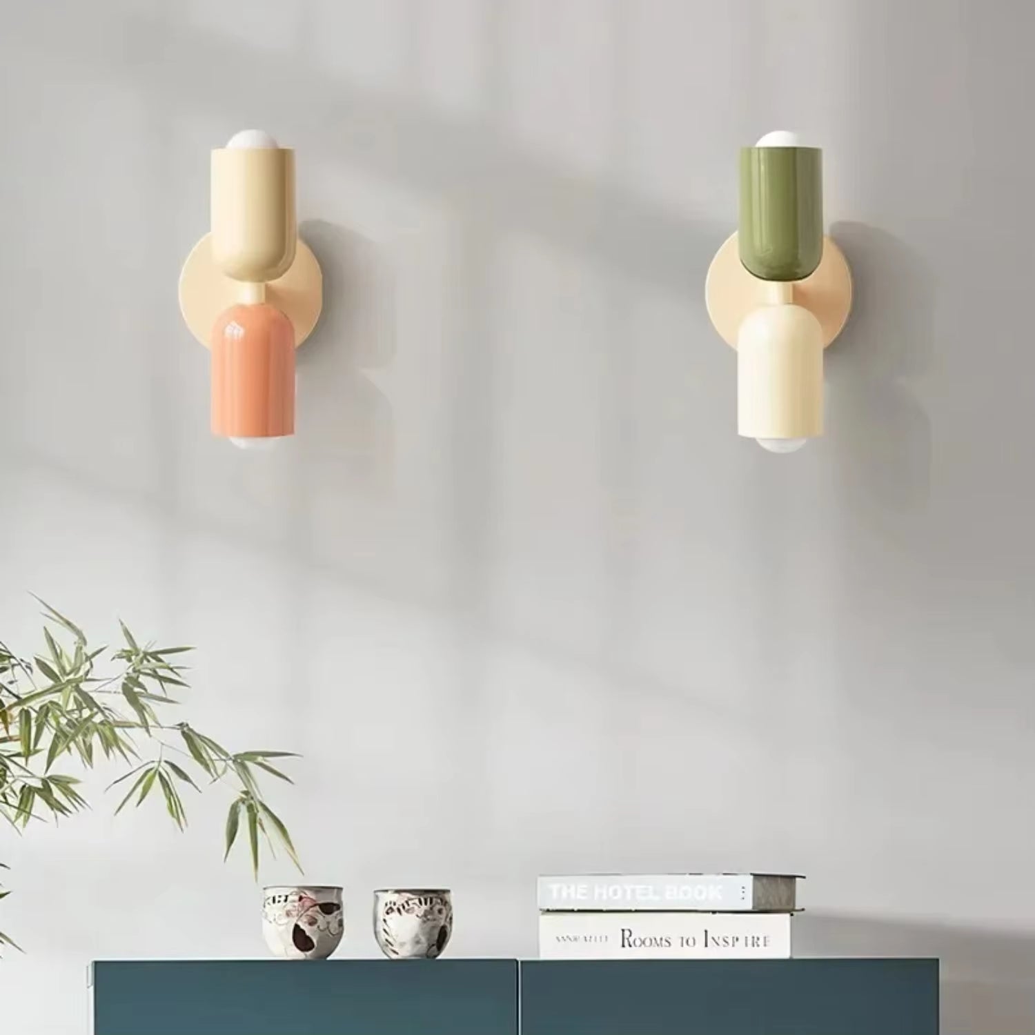 The Oslo Wall Lamp - Creamsicle Colored LED Wall Lamp