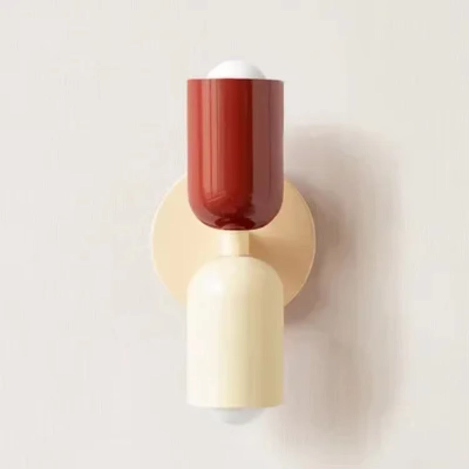 The Oslo Wall Lamp - Creamsicle Colored LED Wall Lamp