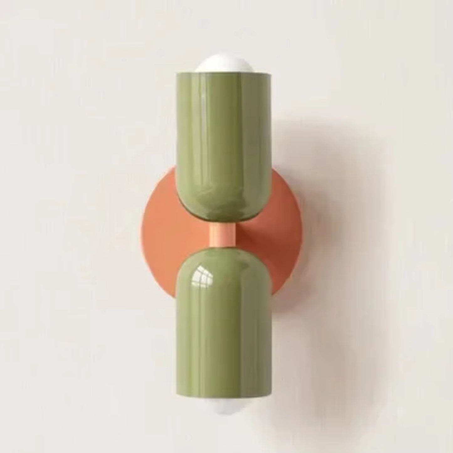 The Oslo Wall Lamp - Creamsicle Colored LED Wall Lamp