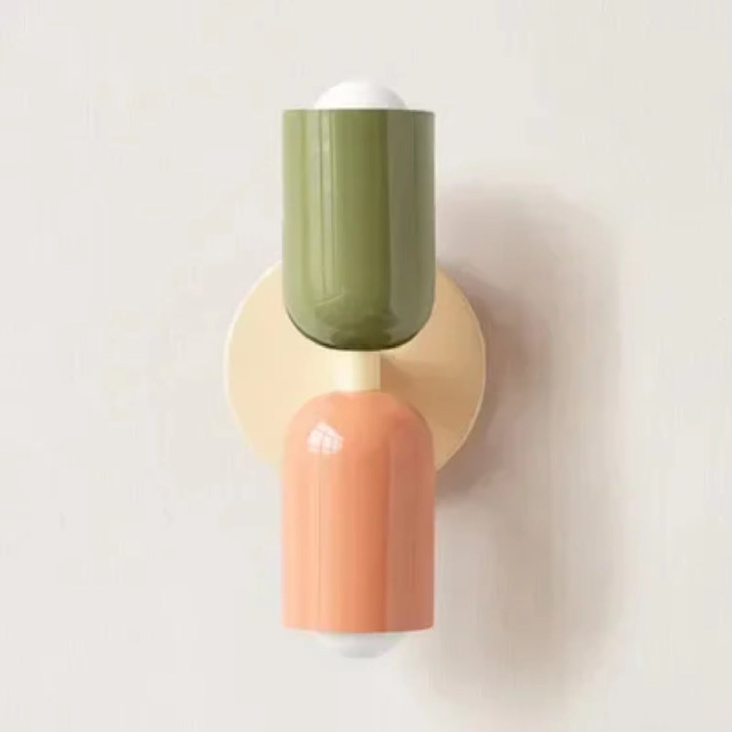 The Oslo Wall Lamp - Creamsicle Colored LED Wall Lamp