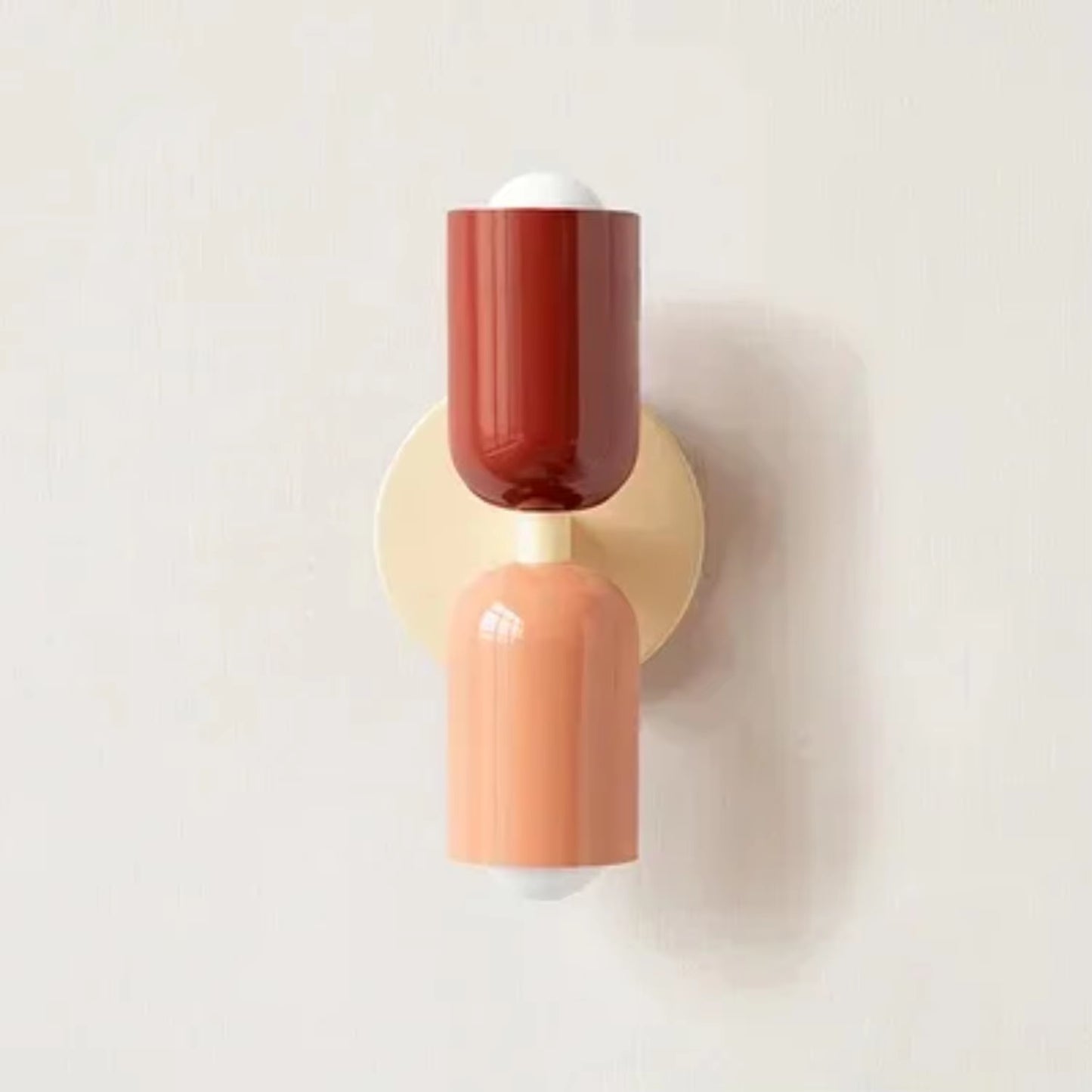 The Oslo Wall Lamp - Creamsicle Colored LED Wall Lamp